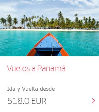 Iberia Codigo promocional panama